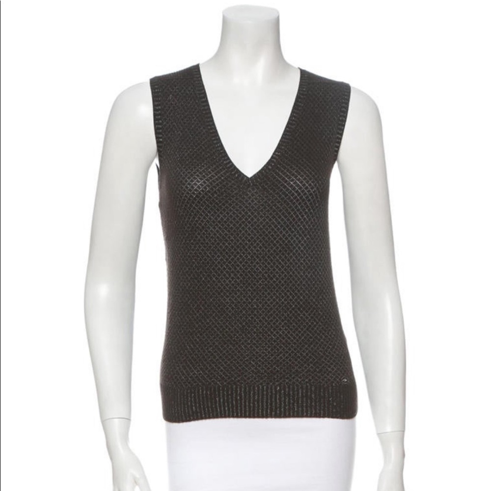GUCCI Wool Blend Sweater Vest